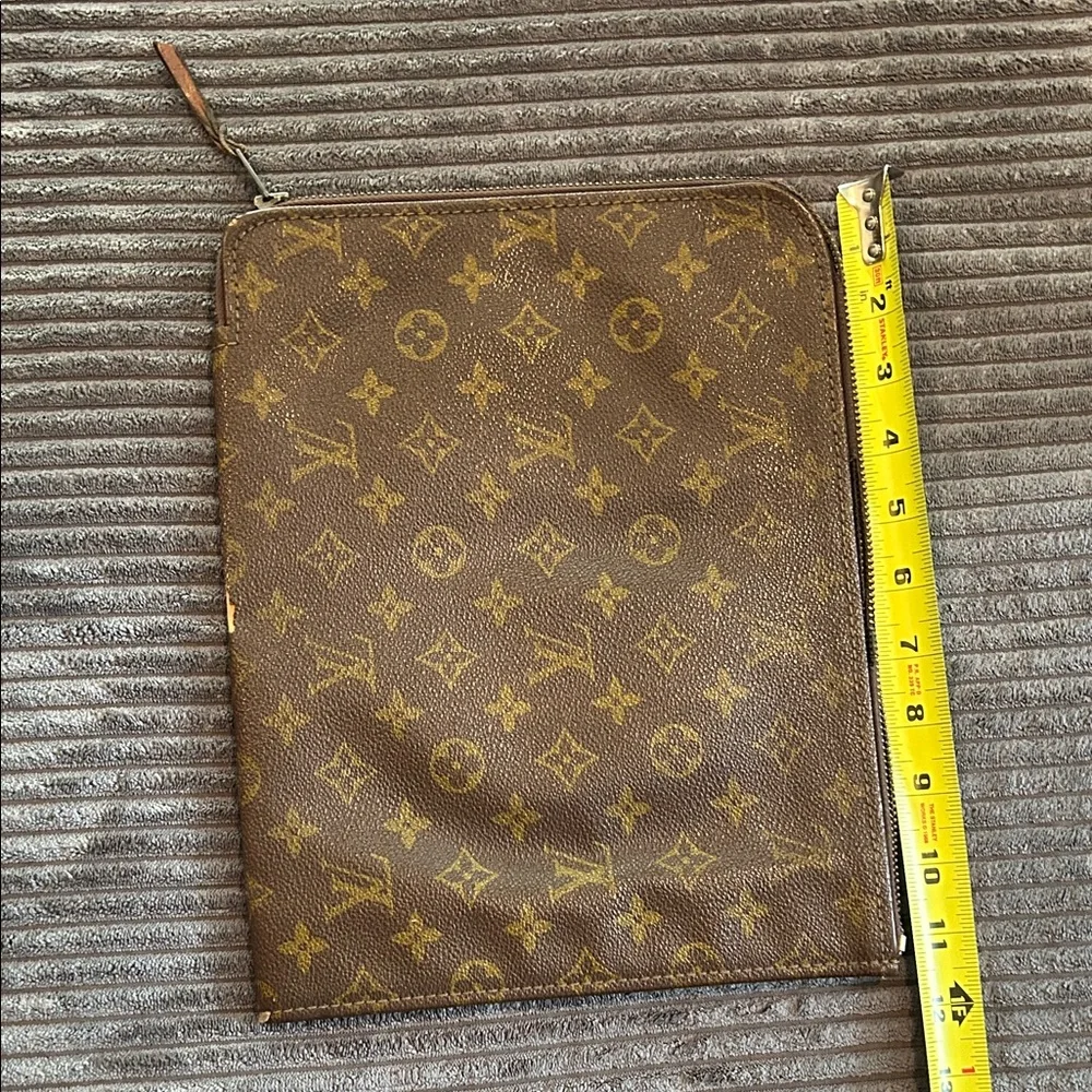Vintage Louis Vuitton Monogram Canvas Poche Documents Portfolio Case